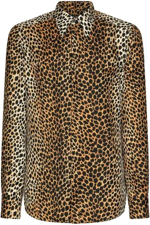 Dolce & Gabbana Hemd mit Leoparden-Print