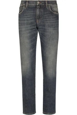 Dolce & Gabbana Skinny-Jeans mit Logo-Applikation