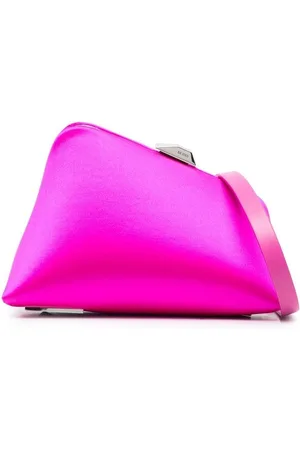 The Attico Clutch mit Logo-Print