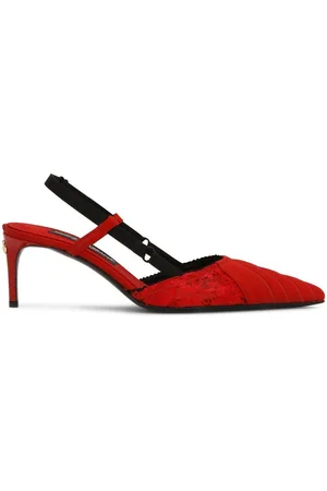 Dolce & Gabbana Slingback-Pumps aus Satin