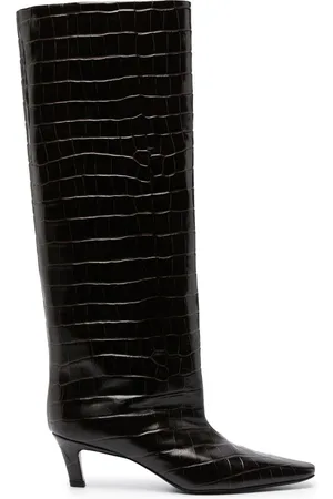 Totême Stiefel mit Kroko-Effekt