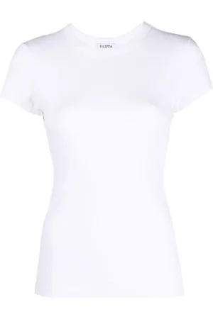 Filippa K Damen Shirts - T-Shirt aus geripptem Strick