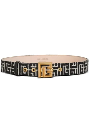 Balmain Gürtel mit Monogrammmuster