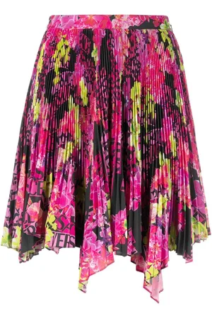 VERSACE Asymmetrischer Faltenrock