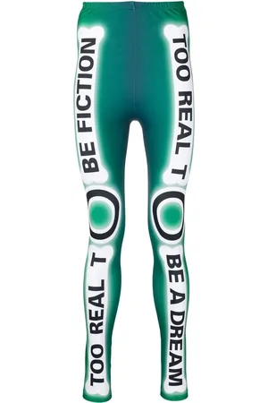 WALTER VAN BEIRENDONCK Skeleton Fahrrad-Leggings
