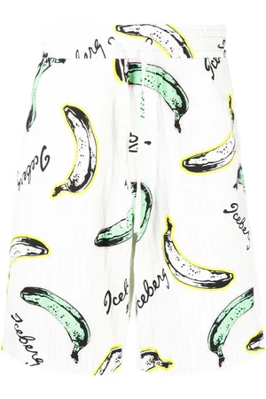 Iceberg Bermudas mit Bananen-Print