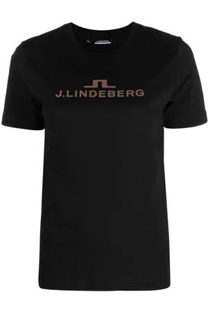 J Lindeberg Damen Shirts - T-Shirt mit Logo-Print