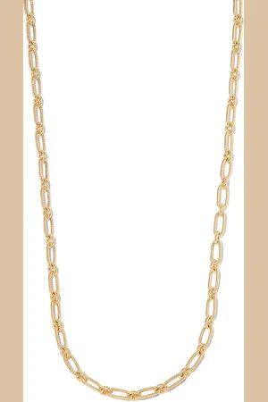 Lauren Rubinski 14kt Gelbgoldhalskette im gedrehten Design