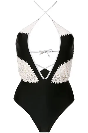 AMIR SLAMA Neckholder-Badeanzug