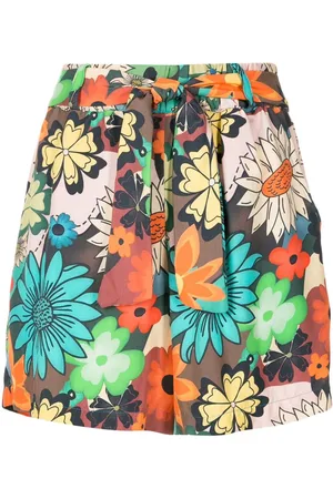 AMIR SLAMA Shorts mit Blumen-Print