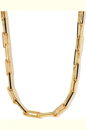 Lauren Rubinski 14kt Gelbgoldhalskette im Design-Mix