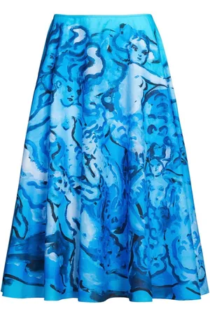 Marni A-Linien-Rock mit Print