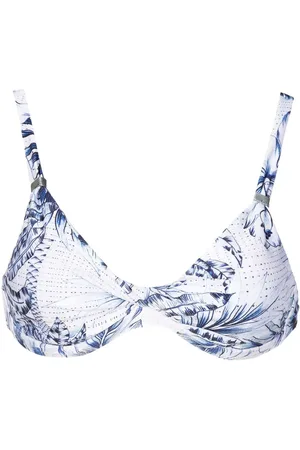 Lygia & Nanny Bikinioberteil mit Palmen-Print