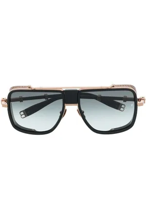 Balmain Sonnenbrille mit Oversized-Gestell