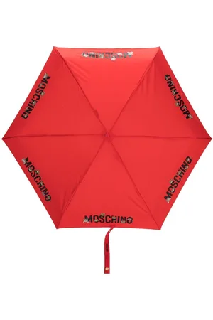 Moschino Regenschirm mit Logo-Print
