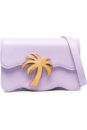 Palm Angels Schultertasche mit Logo-Schild