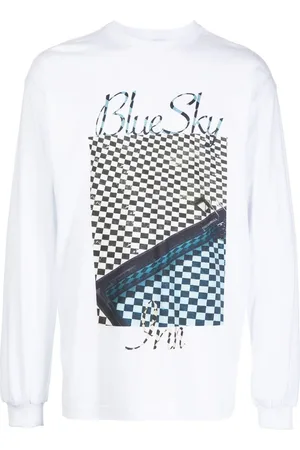 BLUE SKY INN Langarmshirt mit Logo-Print