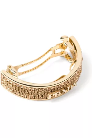 Prada Damen Haarschmuck - Haarspange mit Kristallen