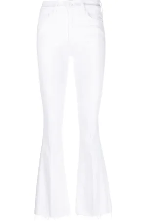 Mother Ausgefranste Schlagjeans