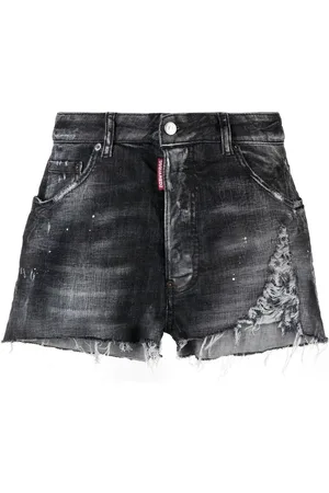 Dsquared2 Jeans-Shorts im Distressed-Look