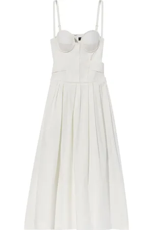 Proenza Schouler Bustier-Midikleid mit Falten