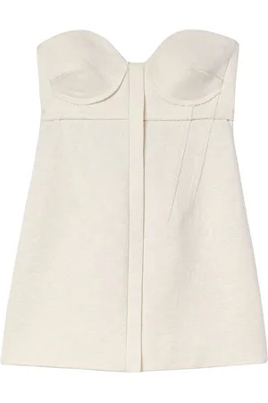Proenza Schouler Bustier-Top mit Jacquardmuster