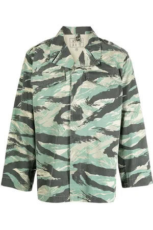 Maharishi Hemd mit Camouflage-Print