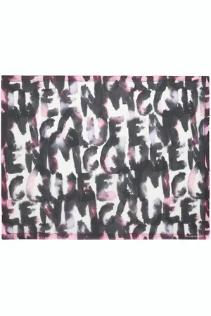 Alexander McQueen Schal mit grafischem Print