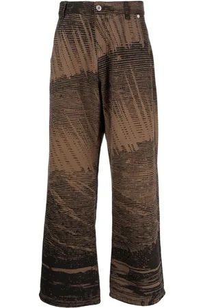Rassvet Weite Jeans mit abstraktem Print