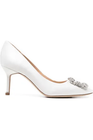 Manolo Blahnik Hangisi Pumps mit Kristallen 60mm