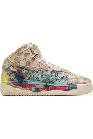 Nike X Louis Vuitton Air Force 1 Mid Sneakers