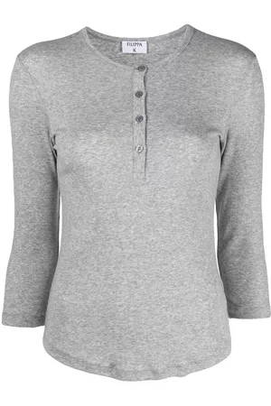 Filippa K Jersey-Oberteil mit Knöpfen