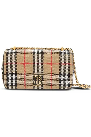 Burberry Lola Schultertasche mit Vintage-Check