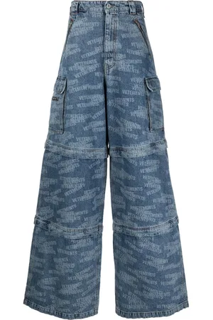 Vetements Transformer Jeans mit Logo-Print