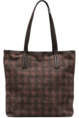 LEATHERSMITH OF LONDON Shopper mit Schottenkaro
