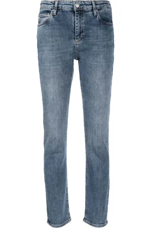 AG Jeans Gerade High-Rise-Jeans