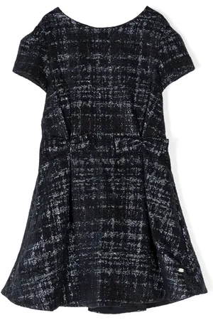 Tartine Et Chocolat Tweed-Kleid im Metallic-Look
