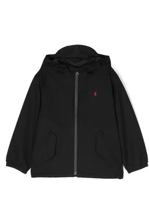Ralph Lauren Kapuzenjacke mit Pony-Stickerei