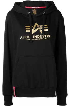 Alpha Industries Damen Sweatshirts - Hoodie mit Logo-Print