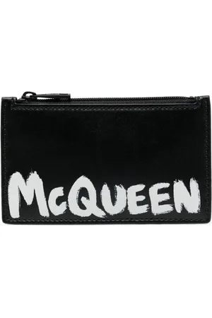 Alexander McQueen Portemonnaie mit Logo-Print