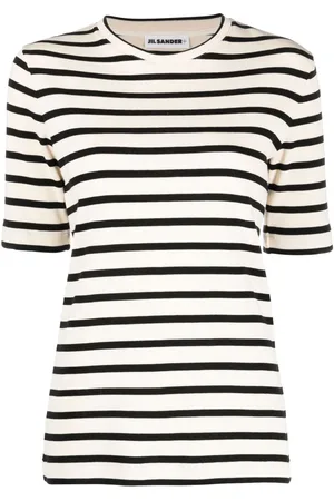 Jil Sander Gestreiftes T-Shirt