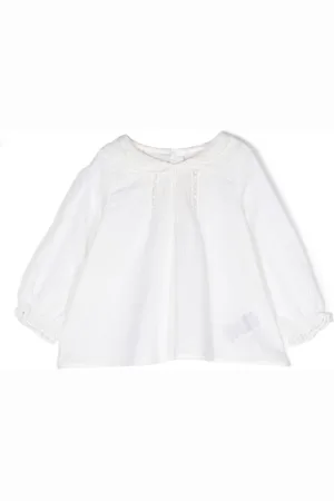 BONPOINT Bluse mit Spitzenborten