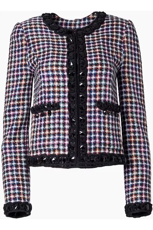 Carolina Herrera Damen Jacken - Tweed-Jacke mit Kristallen