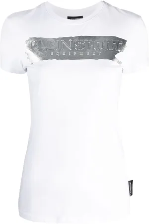 Philipp Plein T-Shirt mit Metallic-Logo-Print