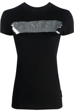 Philipp Plein T-Shirt mit Metallic-Logo-Print