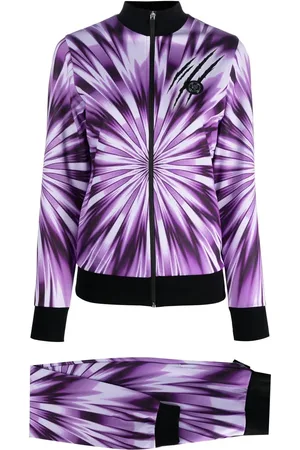 Philipp Plein Piece Jogginganzug mit Batik-Print