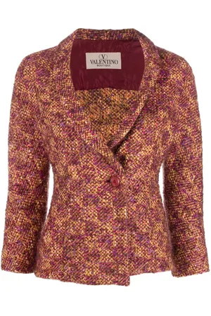 VALENTINO GARAVANI 1990 Jacke mit schmalem Revers