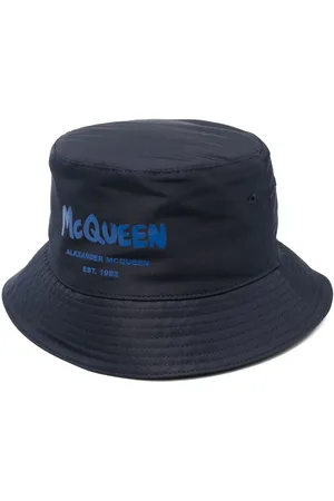 Alexander McQueen Fischerhut mit Logo-Print