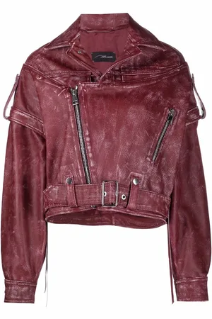 Manokhi Bikerjacke im Oversized-Look