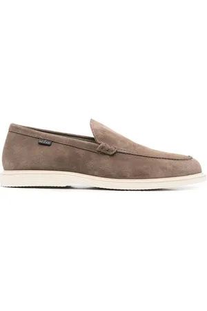 Hogan Loafer aus Wildleder mit Kontrastsohle